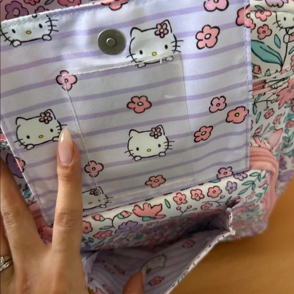 RARE JuJuBe x Hello Kitty "Hello Floral" BRB Backpack - Great Placement! - Picture 12 of 12